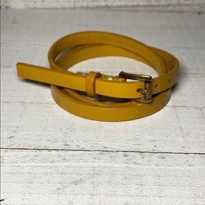 Mustard Yellow Skinny Belt Size M/L